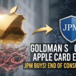 Goldman Sachs and JPMorgan Chase logos alongside Apple Card representation