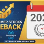 Two stock charts showing upward trends for consumer companies