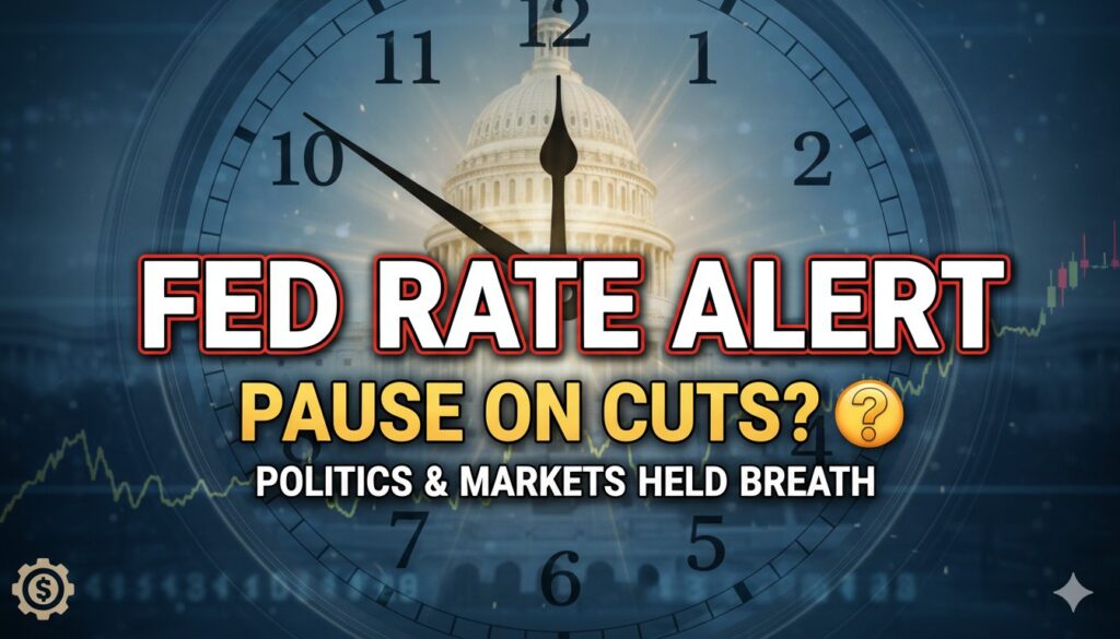 Federal Reserve officials in a policy meeting room discussing interest rates.