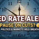 Federal Reserve officials in a policy meeting room discussing interest rates.