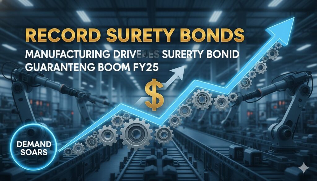 A modern manufacturing facility with workers operating advanced machinery amid bustling production lines.