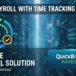QuickBooks Payroll dashboard showing integrated time tracking and payroll processing features