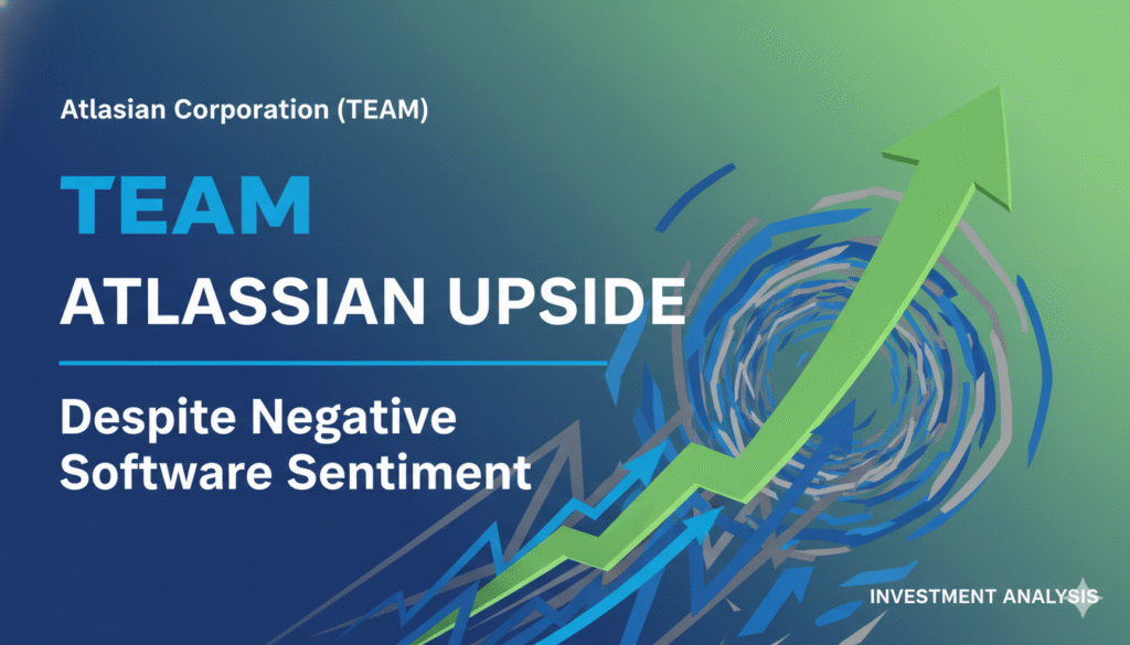 Stock chart of Atlassian Corporation highlighting recent performance and potential recovery trajectory.