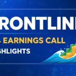 Frontline plc tanker ship sailing on open ocean representing Q4 2025 strong earnings performance