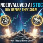 Chart showing The Trade Desk and Datadog stock price targets with significant upside potential in AI sector