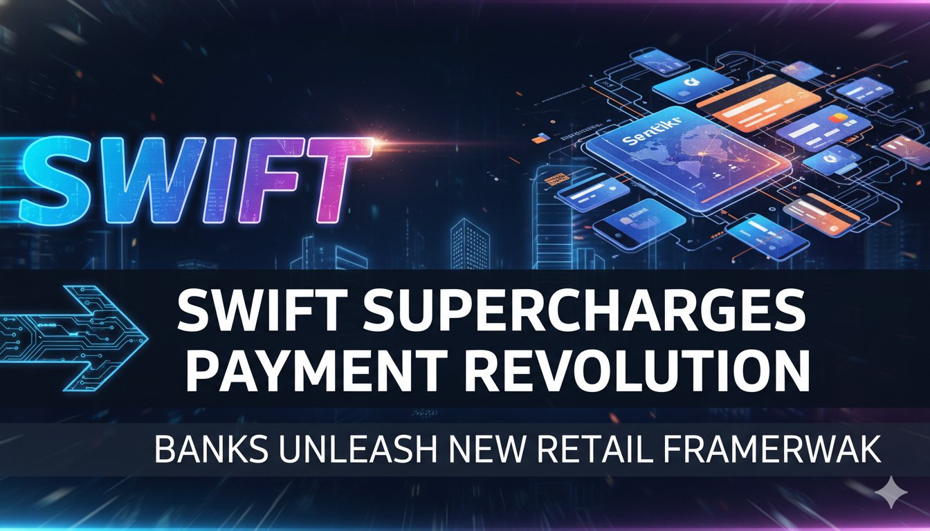 Global network of interconnected banks and digital payment flows accelerating cross-border consumer transactions with Swift's new retail framework.