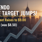 Alt Text for featured image : Crexendo (CXDO) stock chart showing price movement after Lake Street raises target to $9