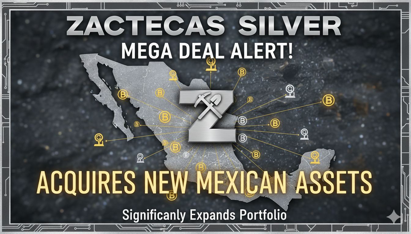 Map highlighting Zacatecas Silver's expanded exploration assets in Sonora and Oaxaca, Mexico, following acquisition from Heliostar Metals
